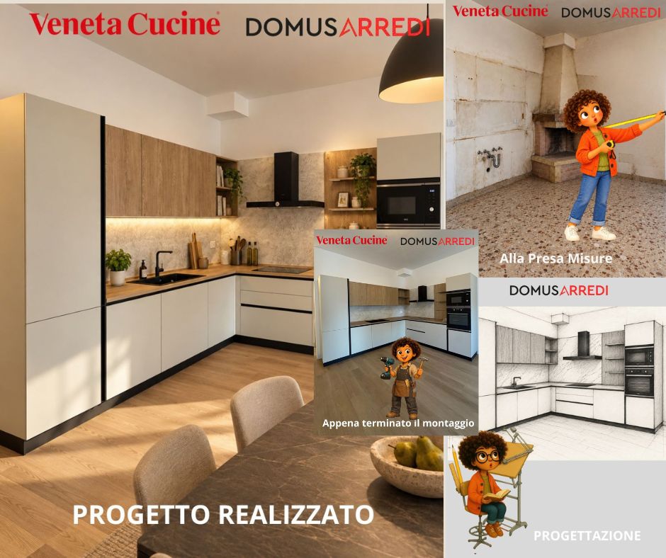 CUCINA CON CAPPA A VISTA 