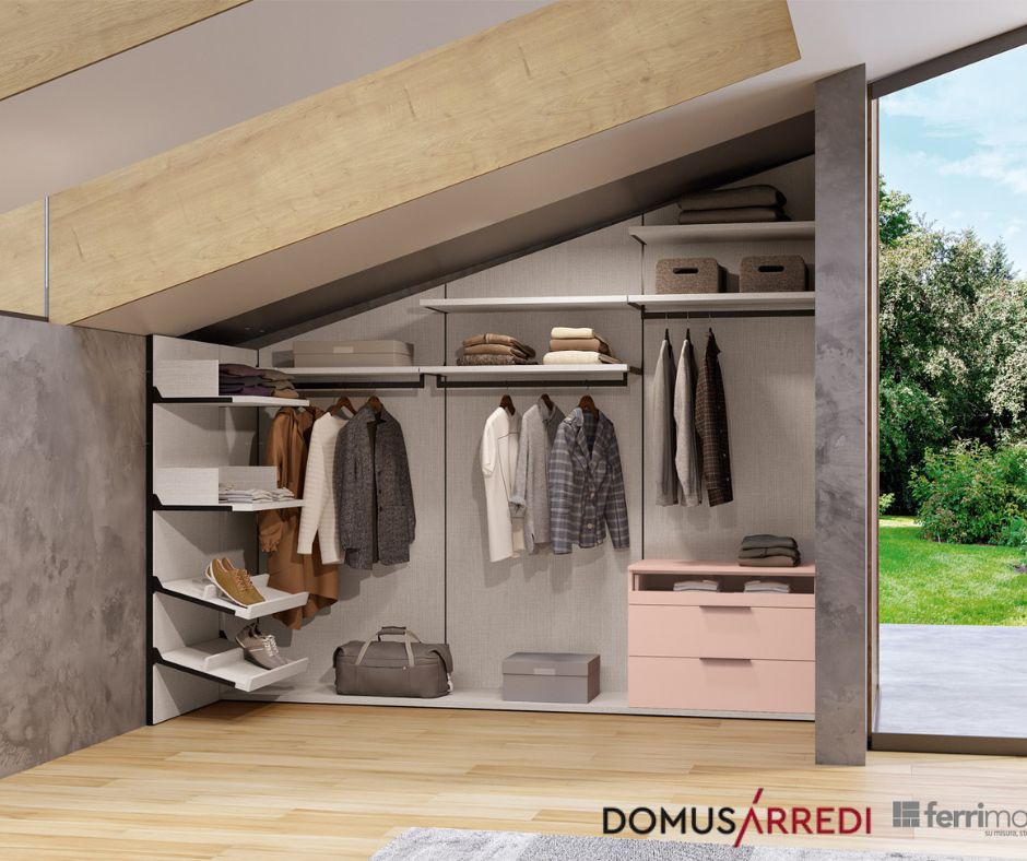 CABINA ARMADIO MANSARDATA