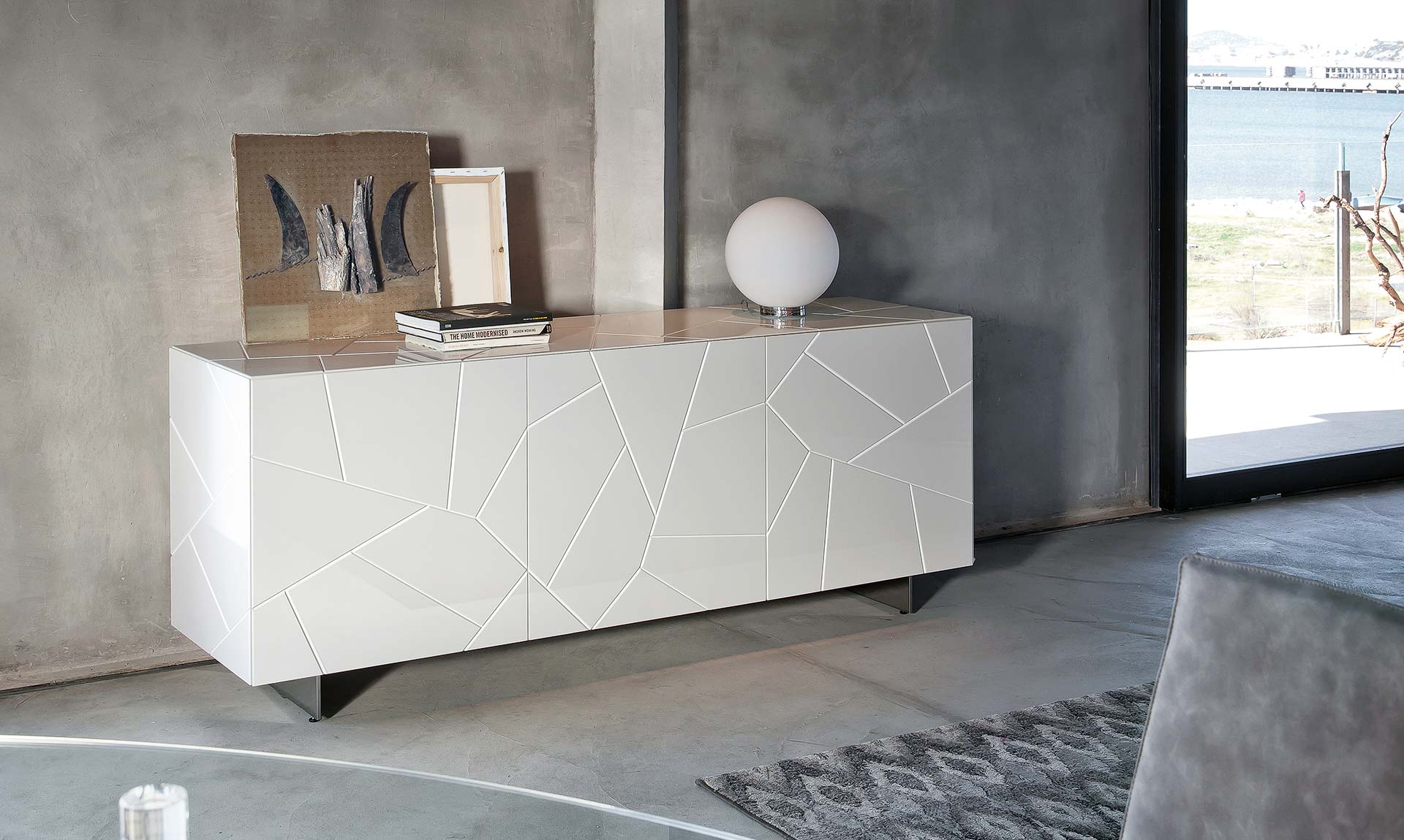 Credenza Segno 4 ante Riflessi