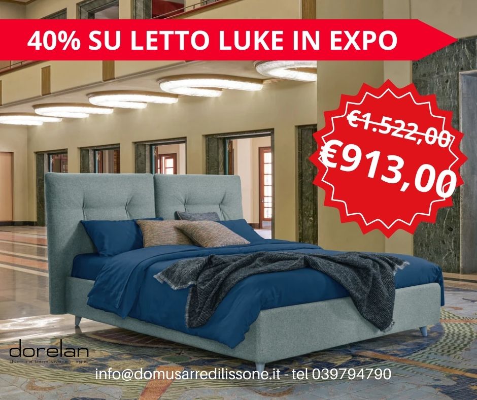 Letto Dorelan  prezzo outlet per rinnovo campionatura 