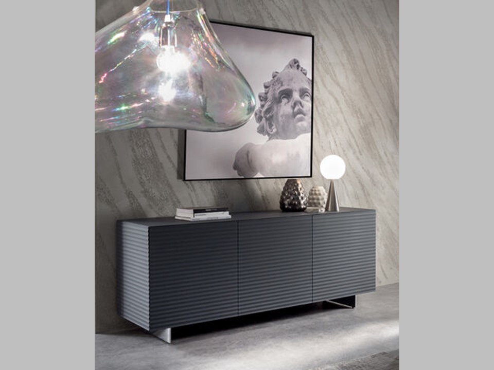 Madia Ola Riflessi laccato grigio grafite 