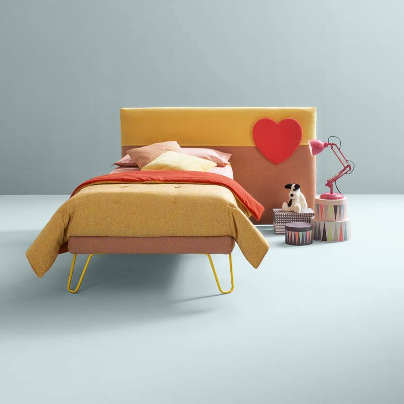 LETTO CUORICINO PER  BAMBINA