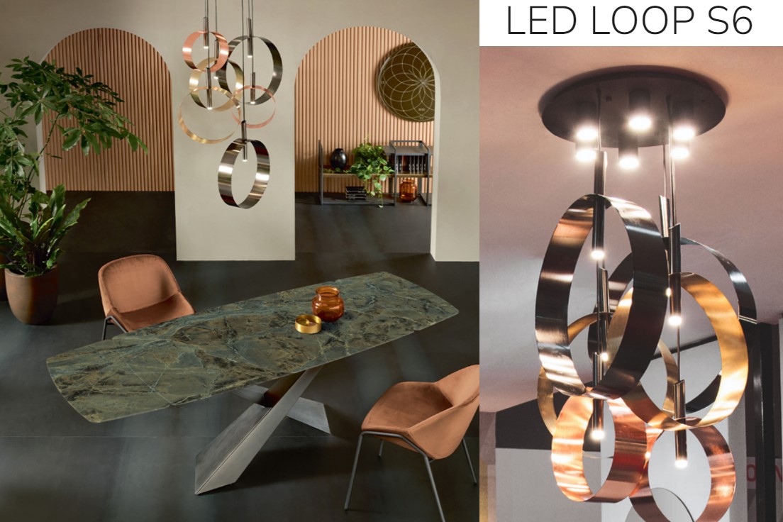 Lampada Led Loop Riflessi 