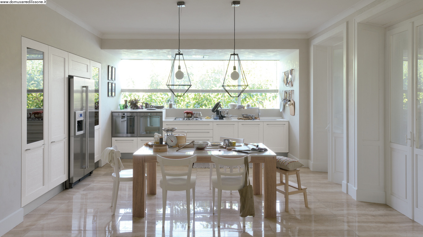 Cucina bianca modello Dialogo 