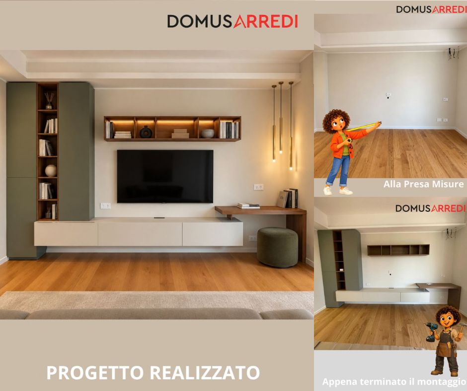 POSTAZIONE SMART WORKING IN SOGGIORNO 