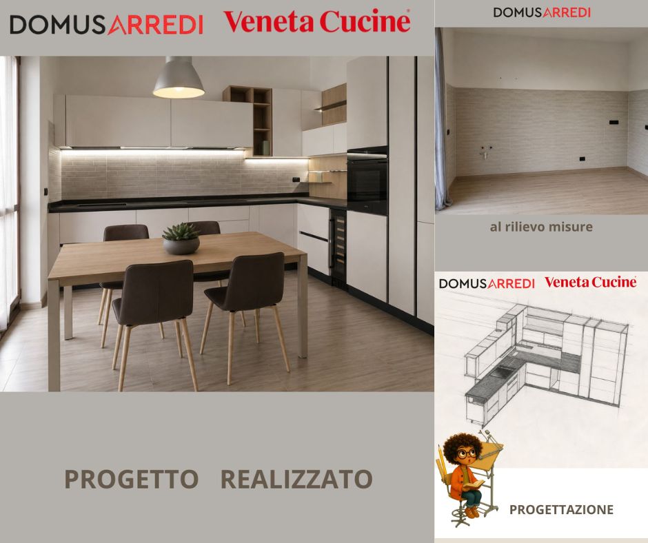 START TIME J VENETA CUCINE GRAFFIATO CHIARO E ROVERE MEDIO