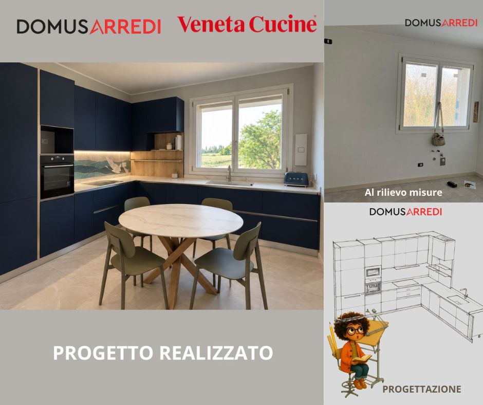 CUCINA CON LAVELLO SOTTOFINESTRA