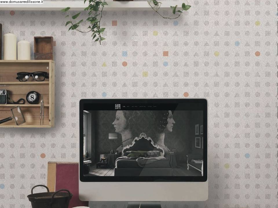 tappezzeria con forme geometriche