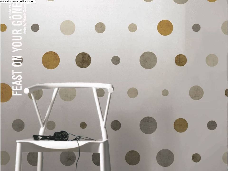 tappezzeria con pois