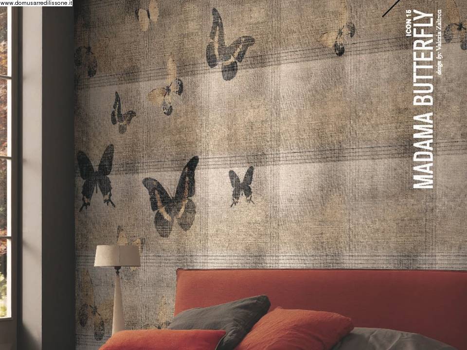 carta da parati disegno farfalle