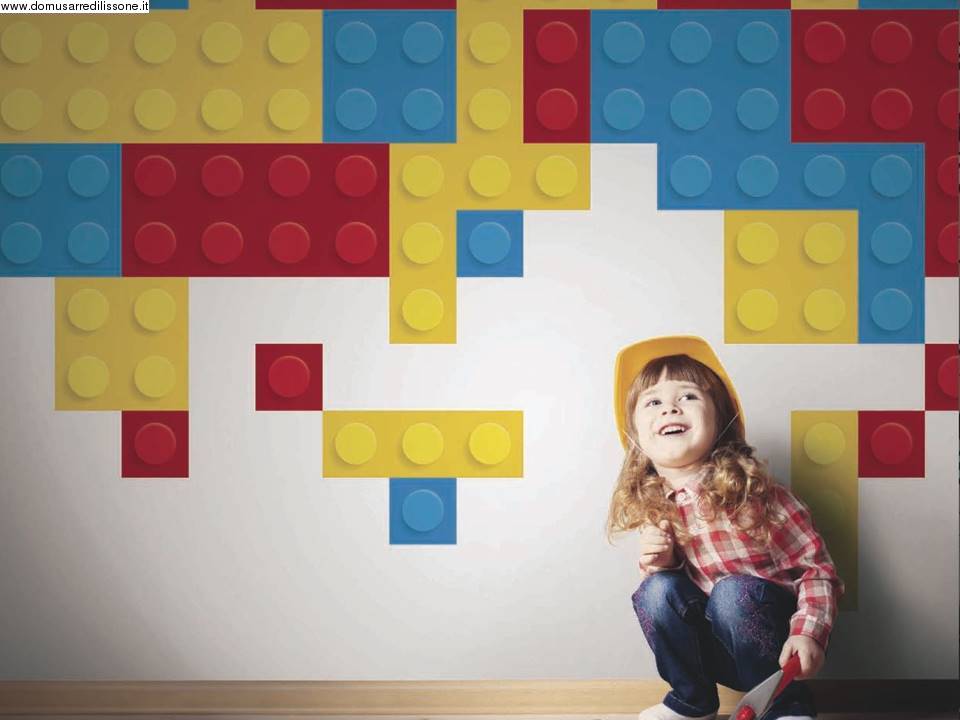 tappezzeria con lego