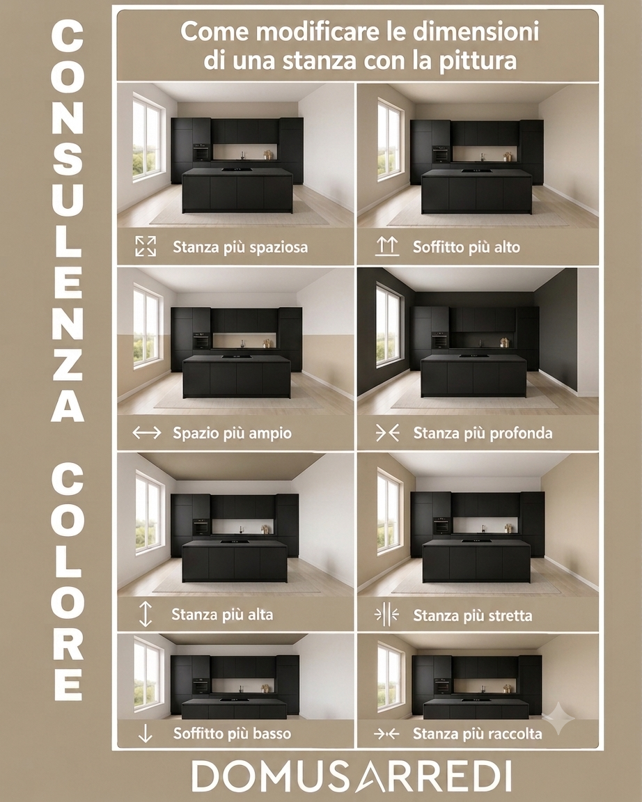 come utilizzare il colore per modificare la percezione degli spazi