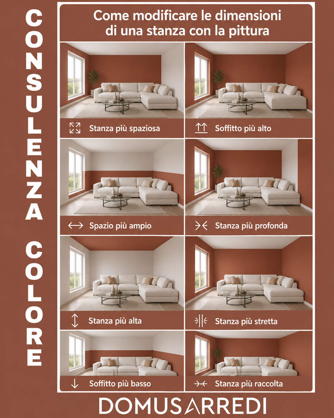 come utilizzare il colore per modificare la percezione degli spazi