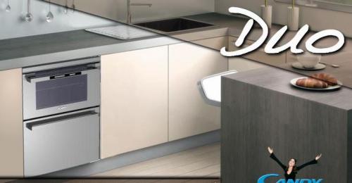 CANDY DUO .. lavastoviglie e forno in soli 60 cm