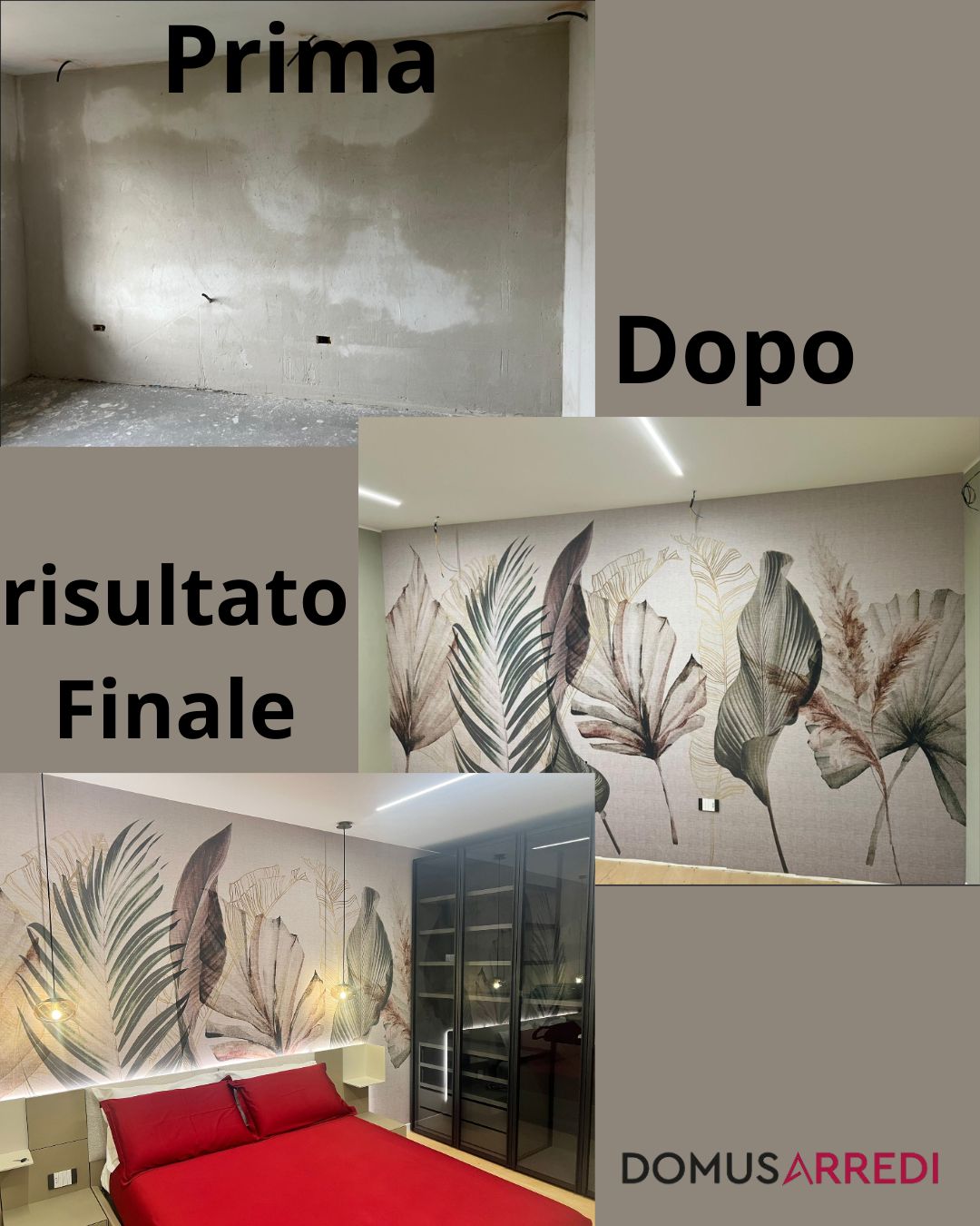 PROGETTATO E MONTATO DA DOMUS ARREDI LISSONE 