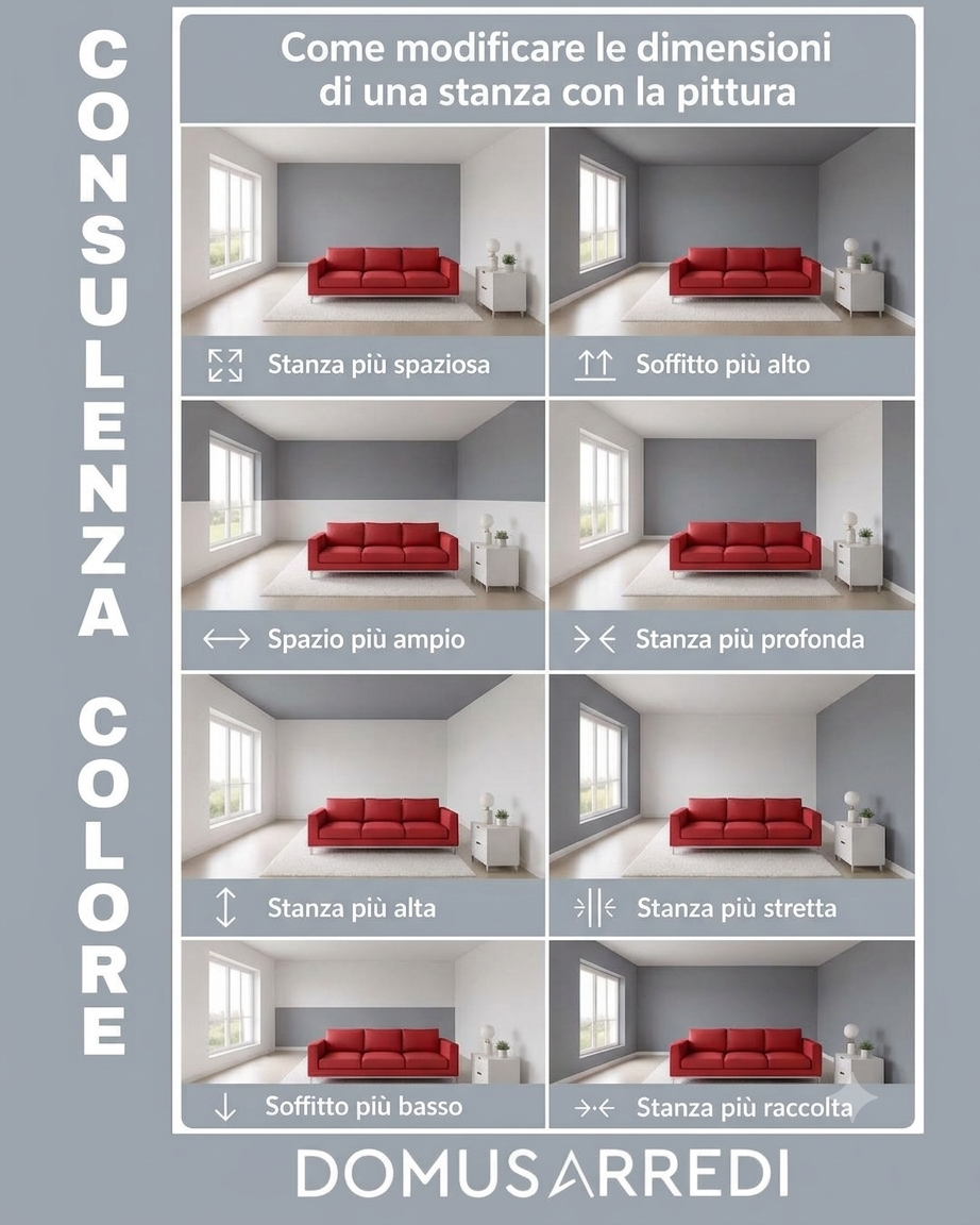 come utilizzare il colore per modificare la percezione degli spazi