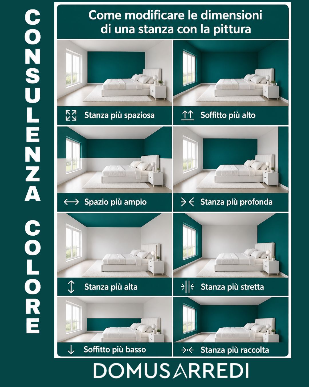 come utilizzare il colore per modificare la percezione degli spazi